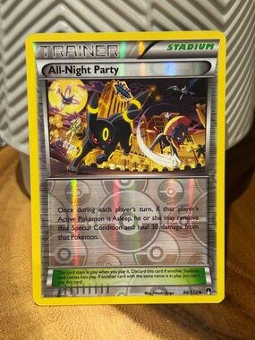 Pokemon All-Night Party, 2016, Reverse Holo, Collectible, Fan Favorite